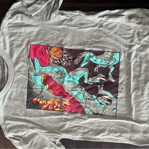 Old Navy Gray Dinosaur Tee